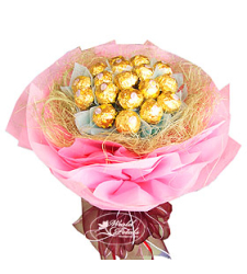 Ferrero Pink  Bouquet  Online Order to Cebu Philippines