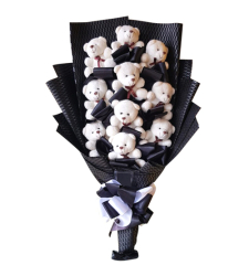 10pcs Mini Teddy Bear in Bouquet