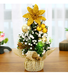 send 20cm gold mini christmas tree to cebu