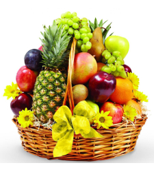 Natural Fresh Fruit Basket